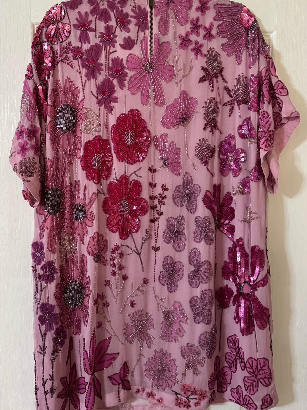 Free People Jewel Mini Dress (Pink/Lilac) - Picture 5 of 6